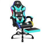 Alfordson chaise de bureau - massage led inclinable à 150° repose - pieds cuir pu hauteur réglable capacité ... Alfordson chaise de bureau - massage led inclinable à 150° repose - pieds cuir pu hauteur réglable capacité ...