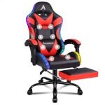 Alfordson chaise de bureau - massage led inclinable à 150° repose - pieds cuir pu hauteur réglable capacité ... Alfordson chaise de bureau - massage led inclinable à 150° repose - pieds cuir pu hauteur réglable capacité ...
