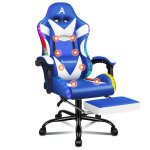 Alfordson chaise de bureau - massage led inclinable à 150° repose - pieds cuir pu hauteur réglable180 ... Alfordson chaise de bureau - massage led inclinable à 150° repose - pieds cuir pu hauteur réglable180 ...