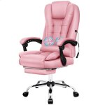 Alfordson fauteuil de bureau gaming massant avec bascule accoudoirs r�glables ergonomique r�glable en ...