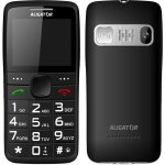 T�l�phone mobile - aligator - a675 senior - noir - double sim - bouton sos