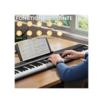 Alightup - 88 touches clavier pour piano pliablemidi bluetoothavec support et sac de transportpiano numérique ... Alightup - 88 touches clavier pour piano pliablemidi bluetoothavec support et sac de transportpiano numérique ...