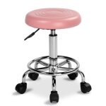 Alightup - tabouret de massage tabouret à roulettes pivotantrond 33x 33 x 61cm rose Alightup - tabouret de massage tabouret à roulettes pivotantrond 33x 33 x 61cm rose