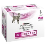 Aliment dittique pour chat - purina - pro plan - urinary st / ox - saumon - sachets 10 * 85g