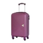 Valise cabine alistair - collection iron - 4 roues - abs ultra r�sistant - violet