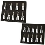 Allen et torx hex star jeu de cls douilles 3 / 8 h2 h10 et t10 t55