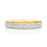 Alliance eds jewels femme or 375 / 1000 diamant brillant 0. 32 carat gh - si3 - i1 semi pavée 27mm demi ... Alliance eds jewels femme or 375 / 1000 diamant brillant 0. 32 carat gh - si3 - i1 semi pavée 27mm demi ...