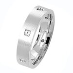 Alliance eds jewels homme / femme argent fin 925 oxyde de zirconium 5mm confort 42396