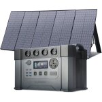 Allpowers centrale lectrique portable 1500wh gnrateur solaire 2400w (pic 4000w) prise avec panneau ...