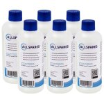Allspares d�tartrant liquide (6x 500ml) pour machine � caf� delonghi dlsc500 ser3018 et ecodecalc