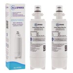 Allspares filtre � eau (2x) de r�frig�rateur pour lg beko k�ppersbusch blomberg 4874960100