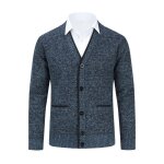 Allthemen cardigan homme en tricot col en v pull à boutons doublé pull chaude épais veste de transition ... Allthemen cardigan homme en tricot col en v pull à boutons doublé pull chaude épais veste de transition ...