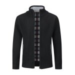 Allthemen cardigan homme veste en maille zippé avec col montant tricoté veste dhiver noir Allthemen cardigan homme veste en maille zippé avec col montant tricoté veste dhiver noir