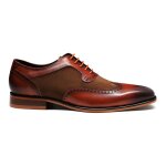 Allthemen chaussure cuir homme ville habilles formelles  lacets oxford brogue pour costume mariage ...