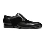 Allthemen chaussure cuir homme ville habilles formelles  lacets oxford brogue pour costume mariage ...