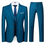 Allthemen costume homme mariage 3 pièces slim fit smoking couleur unie deux boutons formel veste gilet ... Allthemen costume homme mariage 3 pièces slim fit smoking couleur unie deux boutons formel veste gilet ...