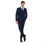 Allthemen costume homme mariage 3 pi�ces slim fit smoking veste gilet et pantalon un bouton couleur pure ...