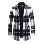 Allthemen manteau homme dhiver à carreaux trench coat chaud mélange de laine avec col écharpe détachable ... Allthemen manteau homme dhiver à carreaux trench coat chaud mélange de laine avec col écharpe détachable ...