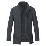 Allthemen manteau homme en laine slim fit casual court veste parka hiver chaud simple avec gilet gris ... Allthemen manteau homme en laine slim fit casual court veste parka hiver chaud simple avec gilet gris ...