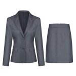 Allthemen ?veste + jupe?costume femme coupe slim ensemble de vetements costume dinterview femme ensemble ...