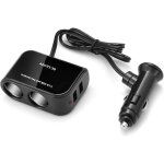 Allume cigare - r�partiteur allume - cigare de voiture 12 v / 24 v avec 2 ports usbdouble chargeur de ...