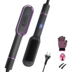 Ally?s ? brosse lissante chauffante filaire ? chauffage rapide 25s ? 5 tempratures ? cramique ? anti ...