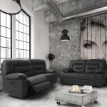 Almeria - canap�s relax 3 places electrique et 2 places fixe