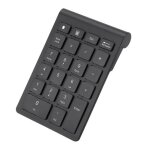 Alomejor mini pav numrique clavier numrique sans fil bluetooth noir  22 touches mini numpad pour ...