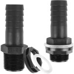 Alovez 25mm trop plein cuve 2 pi�ces 1 pouce raccord pour citerne deau de pluie passe paroi cuve eau ...
