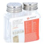 Alpina - salire et poivrire en verre 2 pcs.