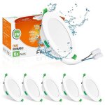 Alusso led spot encastrable 5w 400lm ip65 dimmable 3cct 3000k / 4000k / 6500k trou ?72 - 85mm �clairage ...