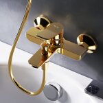 Am. pm robinet mitigeur mécanique baignoire et douche doré laiton fxa10099 x - joy Am. pm robinet mitigeur mécanique baignoire et douche doré laiton fxa10099 x - joy