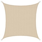 Amanka voile dombrage en pe - hd toile carre de jardin 3x3m pour faire ombre couverture respirant permable ...