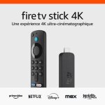 Fire tv stick 4k - amazon - nouvelle gnration - wi - fi 6 - dolby vision - 4k ultra hd
