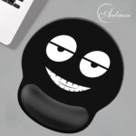 Ambiansea� tapis de souris ergonomique avec repose - poignet mouse pad confort pr�cision �motic�ne noir ...