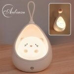 Ambiansea - veilleuse lampe chat nomade  suspendre ou poser  dtecteur de mouvements nocturnes bb ...
