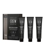 American crew precision blend moyen ash 3x40ml 5 / 6 - teinture cheveux et barbe