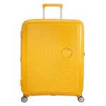 Valise - american tourister - soundbox sp - jaune - rigide - 77cm - 4 roulettes 360