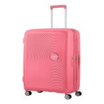 American tourister valise corail pour femme et homme - soundbox spinner 77 / 28 tsa exp trolley sun kissed ...