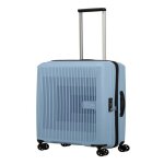 Valise - american tourister - aerostep spinner 67 - gris - 4 roulettes - cadenas tsa