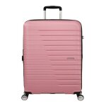 American tourister valise rose pour femme et homme - flashline spinner 78 / 29 trolley exp tsa l lilas ...