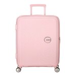 American tourister valise rose pour femme - soundbox spinner 67 / 24 tsa exp trolley pastel pink 298824 ...