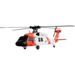 Amewi uh - 60l black hawk coastguard brushless helikopter hlicoptre rc dbutant prt  voler (rtf)
