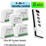Amis - domotique interrupteur - module porte garage rideau rf 433mhz tlcommande volet roulant ? 5 modules ...