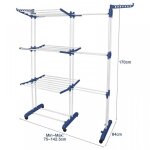 Amiremplie etendoir type tour etendoir  linge pliable pour intrieur tiroir triple pour le schage plastique ...