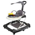 Amiremplie youpala - trotteur marchette pour bb 67 * 75 * 85cm avec longue poigne de pousse 4 vitesses ...