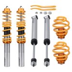 Amortisseurs combin filet rglable pour renault clio ii bb cb 1998 - 2005 kit suspension complet