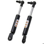 Amortisseurs moto pour yamaha tmax t - max 500 530 2008 - 2018 - noir argent escape