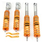 Amortisseur suspension combine� filet� kit pour vw corrado golf ii iii jetta ii vento 19e1g1 1. 0 / 1. ...