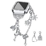 Amorus pour apple watch series 6 - 5 - 4 - se (2022) - se 40mm bracelet bracelet de montre strass décor ... Amorus pour apple watch series 6 - 5 - 4 - se (2022) - se 40mm bracelet bracelet de montre strass décor ...